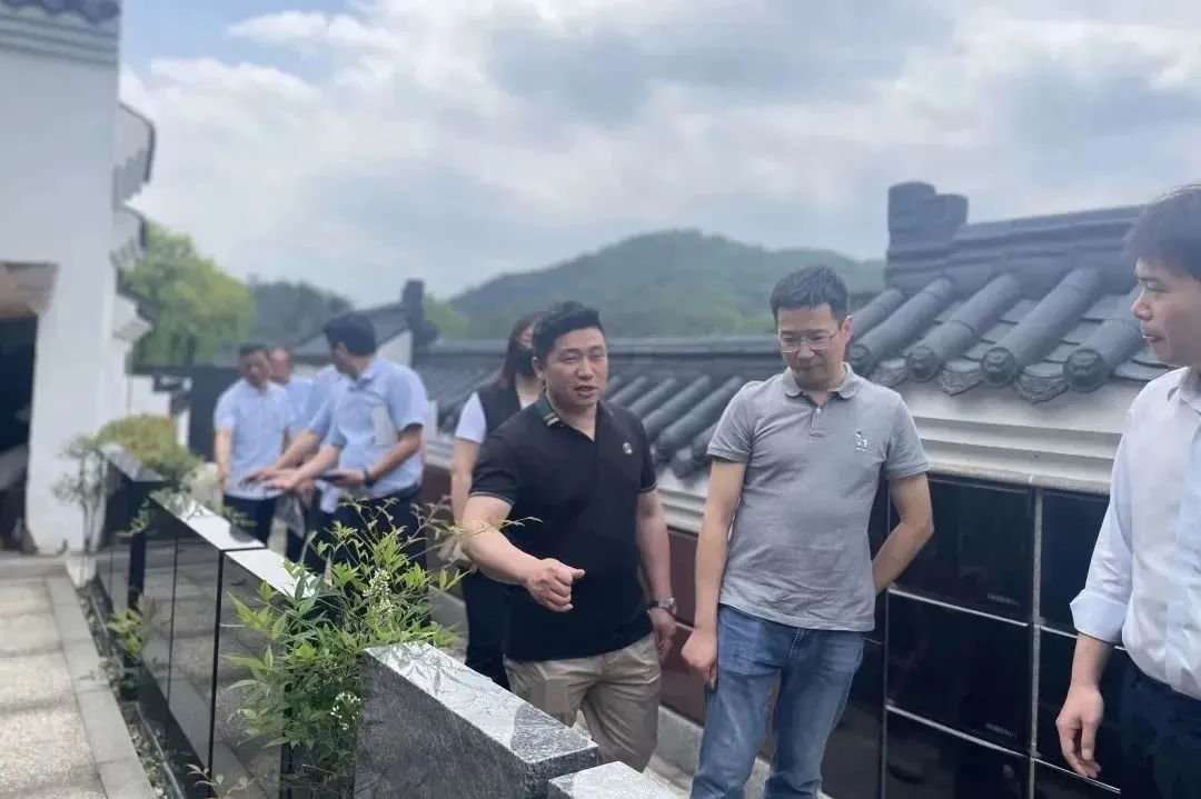 【杭州临安天竹园】浙江安贤园及宁波海福园来园参观交流